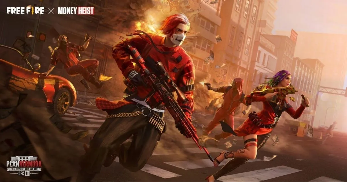 Free Fire сотрудничает с Money Heist в другой раз до выхода последней части