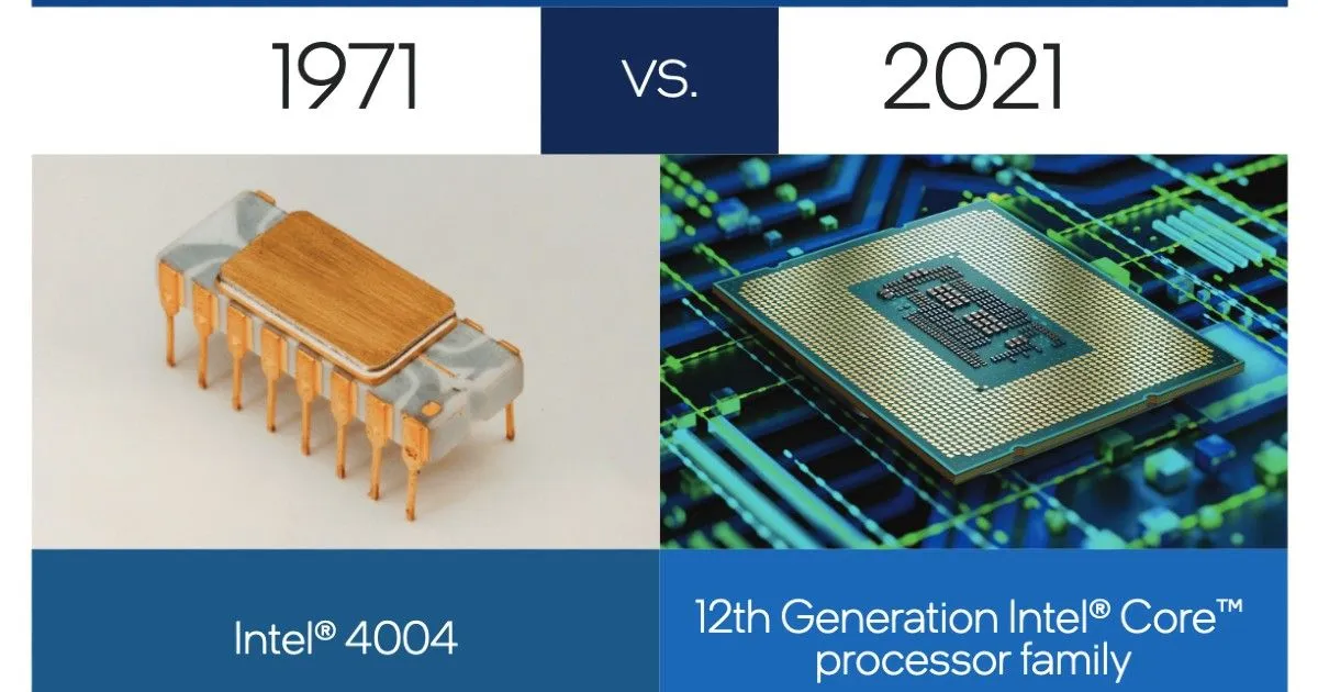 Intel 4004, первый в мире коммерческий микропроцессор, сегодня исполняется 50 лет