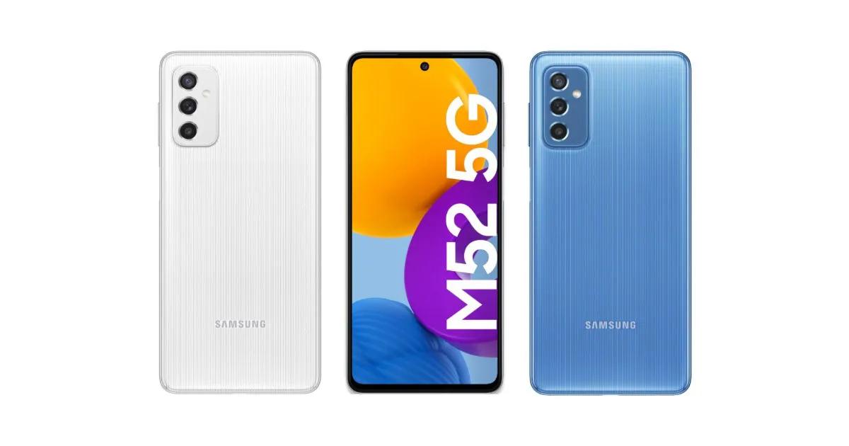 Samsung Galaxy M52 5G получил официальное снижение цен в офлайн-магазинах в течение ограниченного времени, вот сколько он стоит сейчас