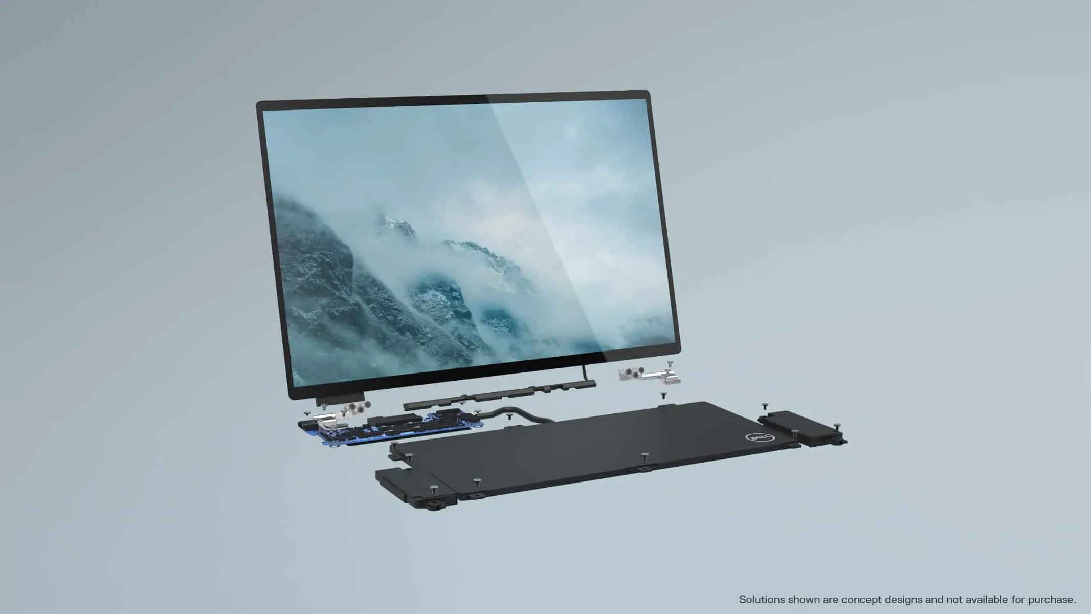 Dell Concept Luna, упрощающий ремонт и переработку ноутбуков