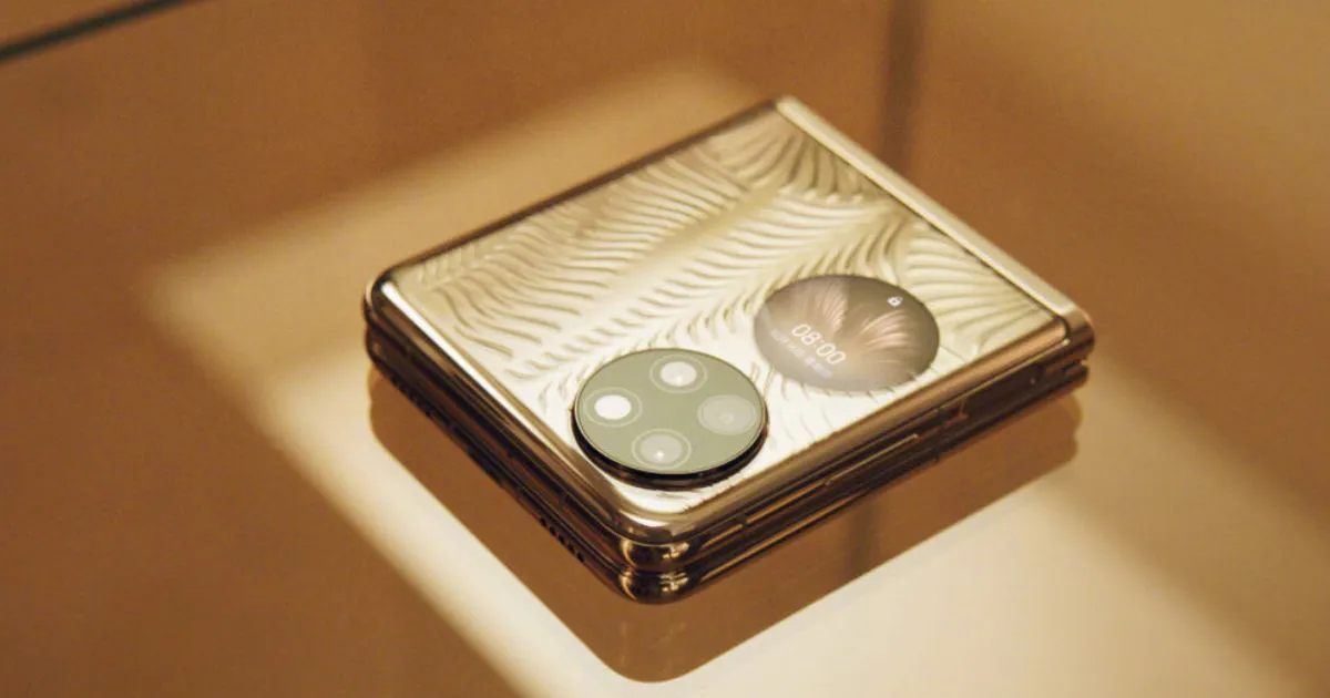 Официальные изображения Huawei P50 Pocket раскрывают золотой дизайн перед запуском 23 декабря: ожидаемые характеристики
