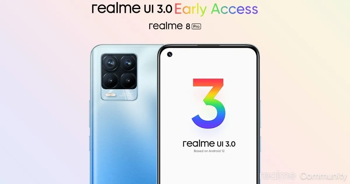 Обновление Realme 8 Pro с ранним доступом к Realme UI 3.0 теперь развертывается