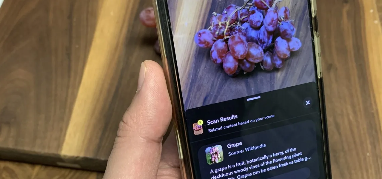 Сканируйте еду с помощью Snapchat, чтобы открыть для себя новые рецепты, которые стоит попробовать