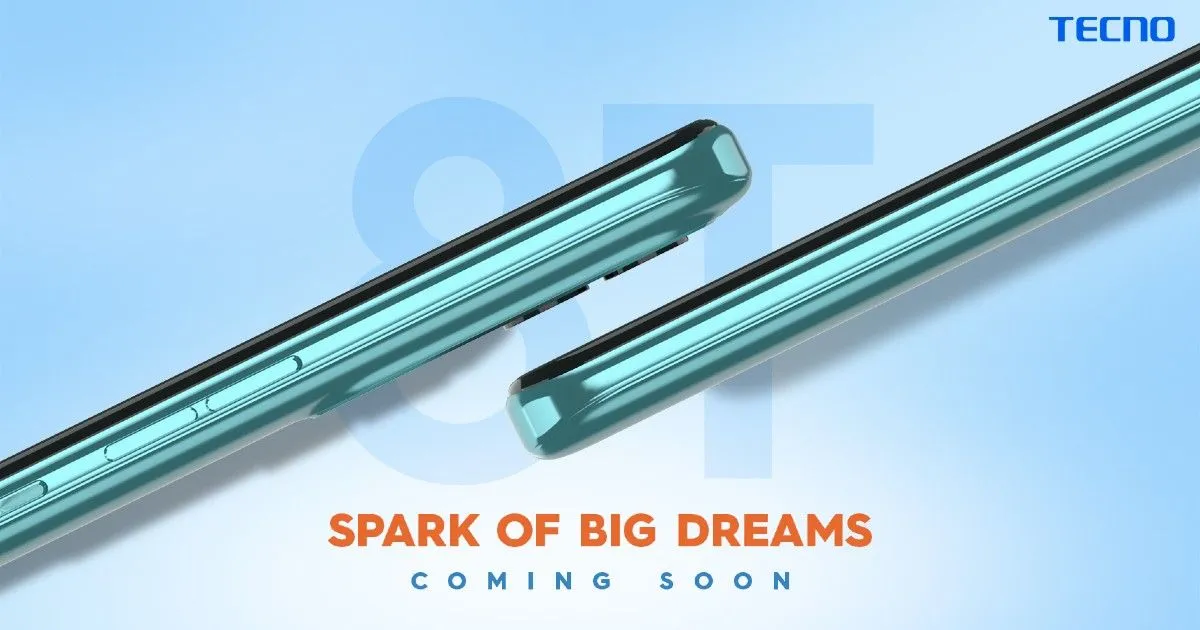 Запуск Tecno Spark 8T официально объявлен в ближайшее время