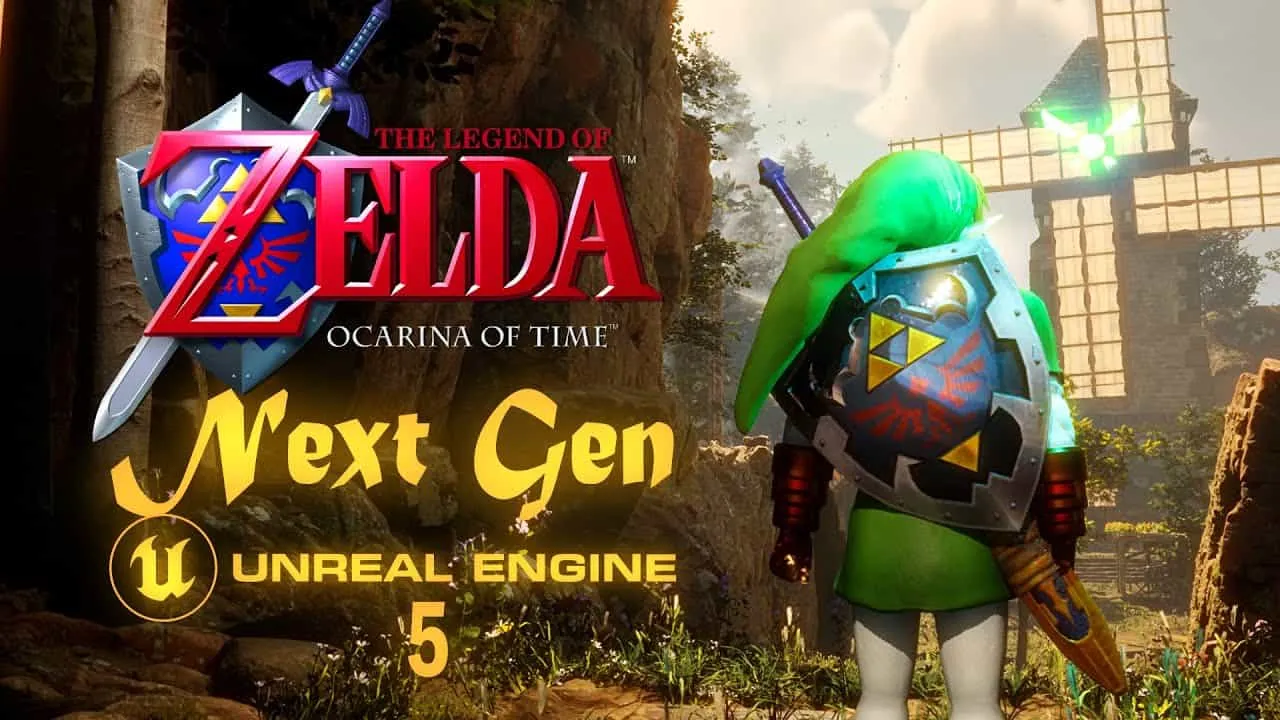 Legend of Zelda: Ocarina of Time на движке Unreal Engine 5