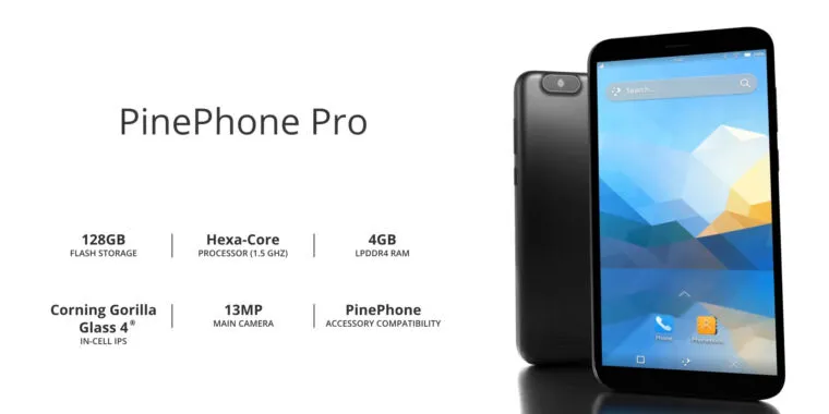 PinePhone Pro обновляет оборудование для телефона Linux.
