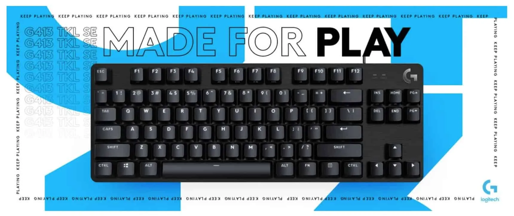 Logitech анонсирует новую механическую игровую клавиатуру G413 SE.