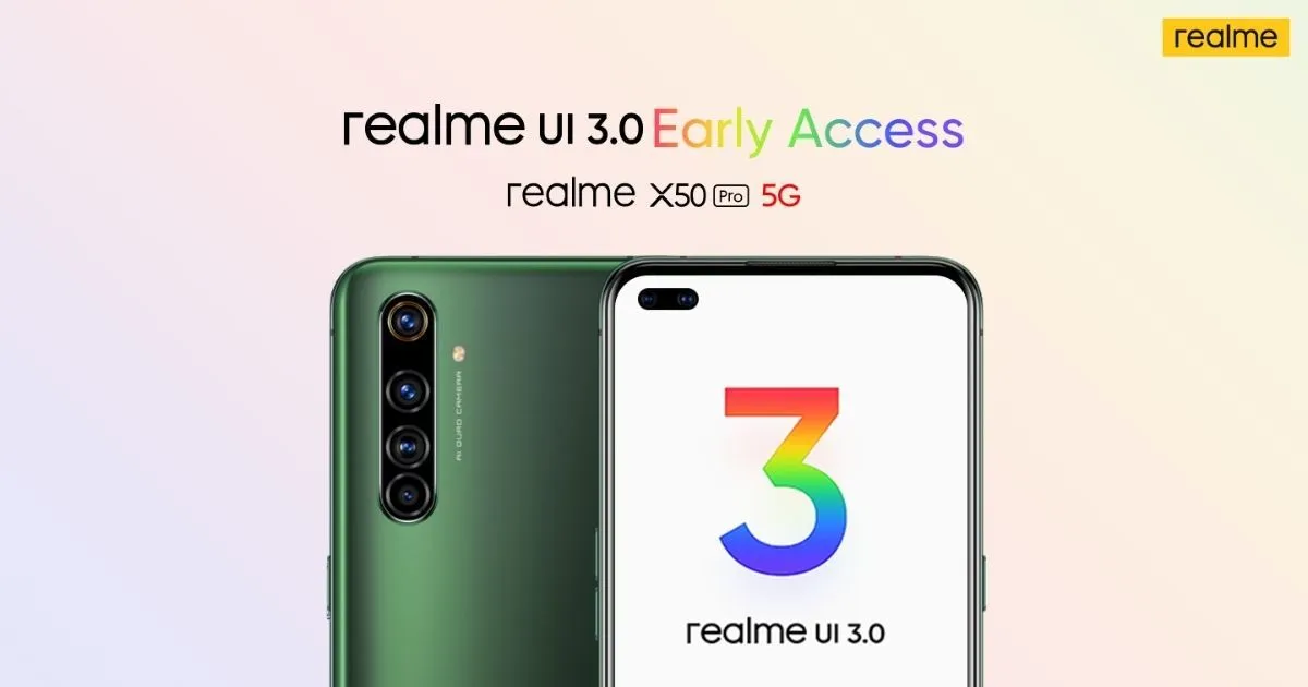 Realme X50 Pro получит ранний доступ к Realme UI 3.0