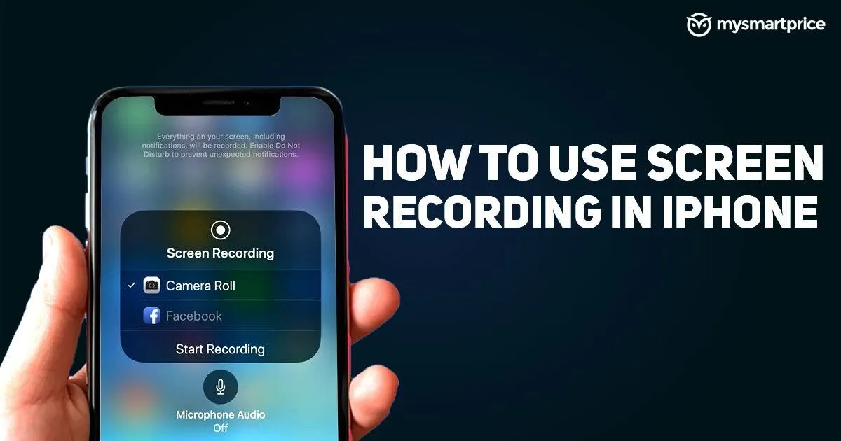 Как использовать функцию записи экрана на Apple iPhone