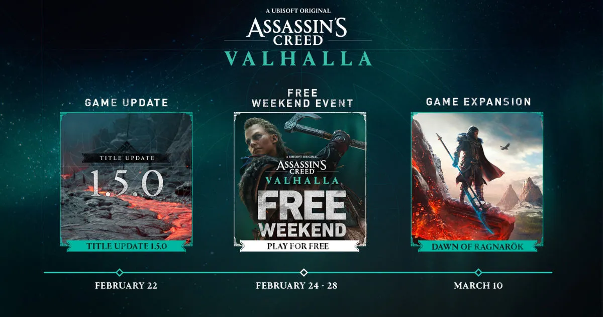 Assassin’s Creed Valhalla будет бесплатной с 24 по 28 февраля