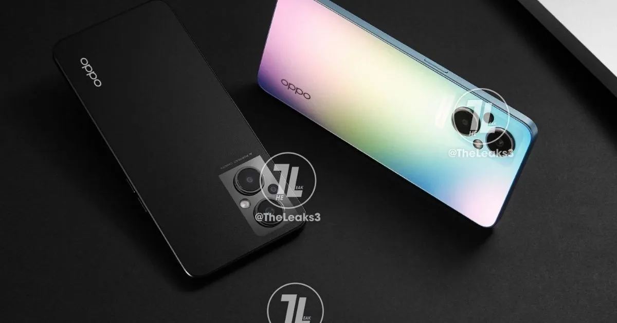 Imágenes de diseño oficial de Oppo Reno Z filtradas opciones de color mostradas configuración