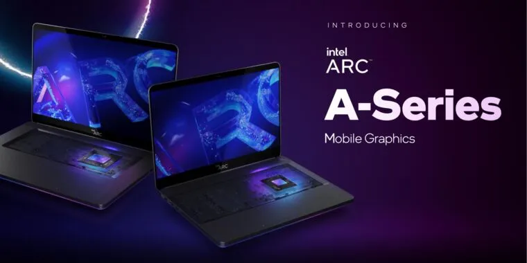 Intel делится подробностями о 5 различных выделенных графических процессорах Arc для ноутбуков