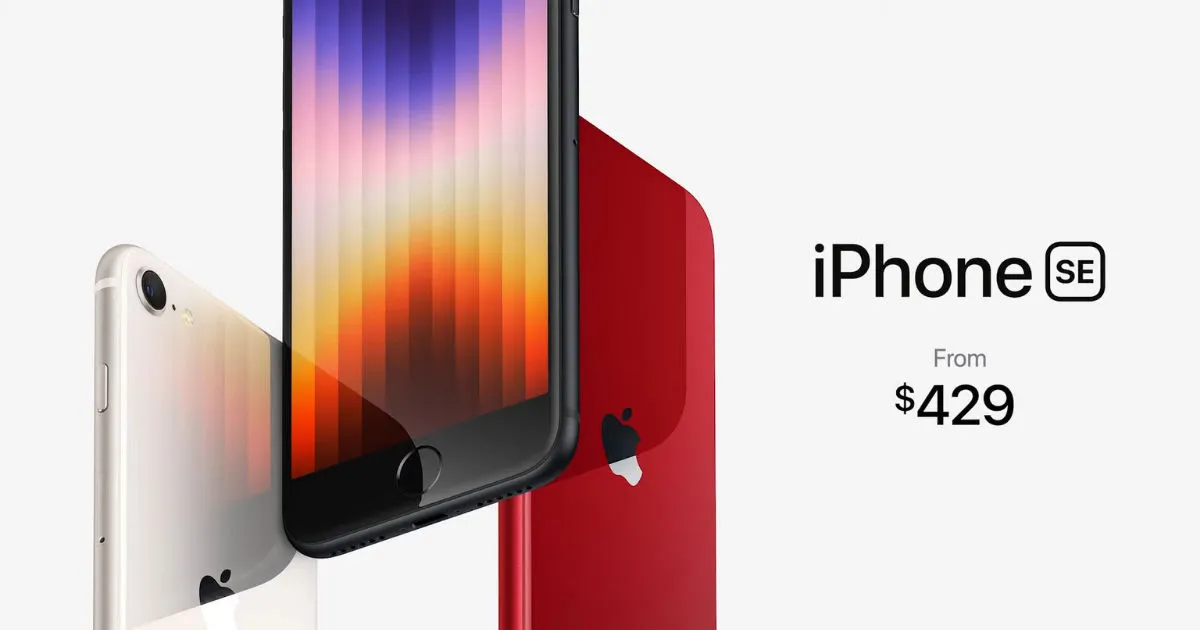 Выпущен Apple iPhone SE 2022 с чипсетом A15 Bionic и поддержкой 5G: ценовые характеристики
