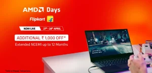 AMD Days Live на Flipkart: самые большие скидки на ноутбуки Acer, ASUS, Dell, HP, Lenovo и MSI