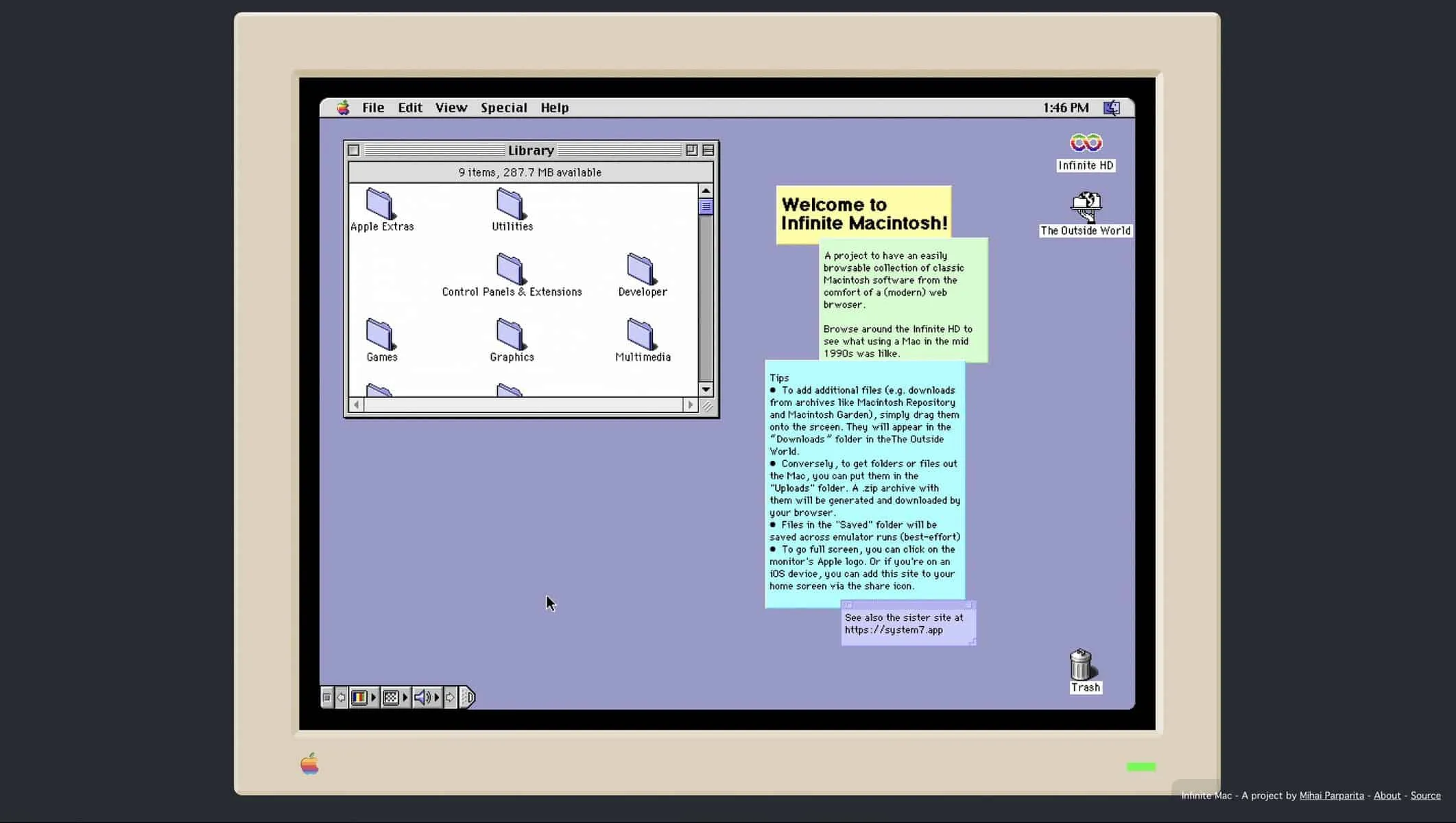 Вернитесь в 1990-е с помощью этих веб-эмуляторов Mac