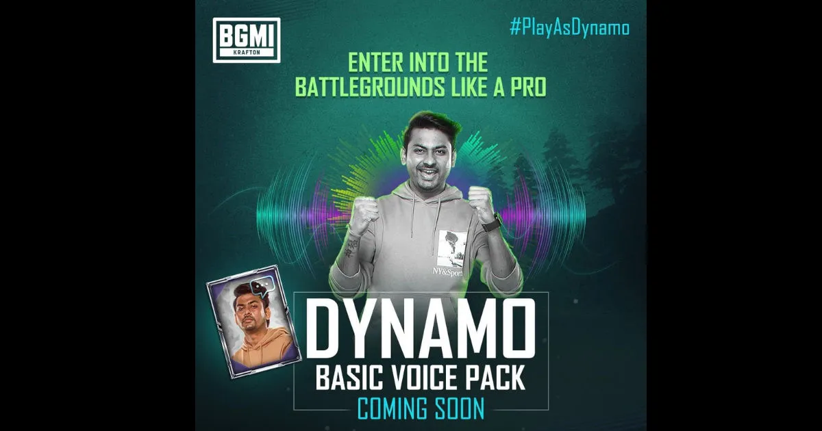 BGMI анонсирует новый голосовой пакет Dynamo, который скоро появится в игре
