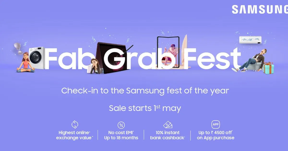 Samsung Fab Grab Fest: Galaxy S22, Galaxy S20 FE доступны со скидкой до 50%, предложения на другие продукты