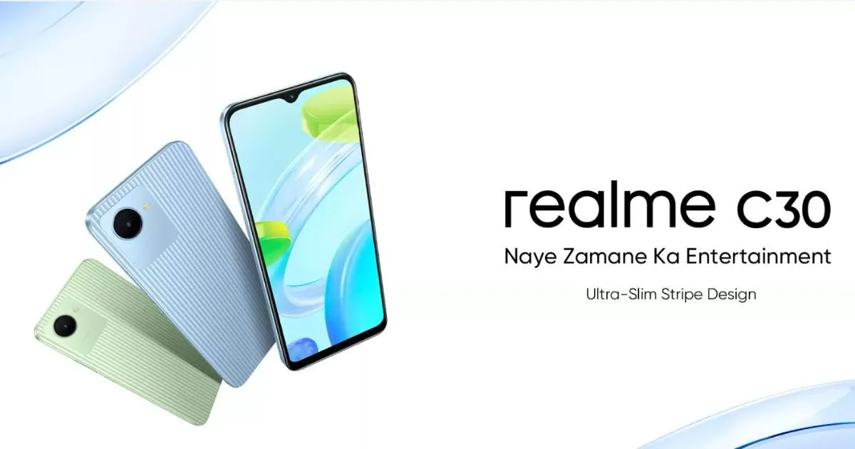 Realme C30 с аккумулятором 5000 мАч и SoC Unisoc T612 будет запущен 20 июня