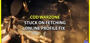 Call Of Duty (COD) Warzone зависла при получении онлайн-профиля (исправление)