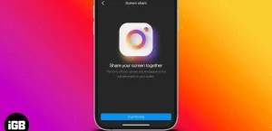 Как поделиться экраном во время видеозвонков в Instagram 