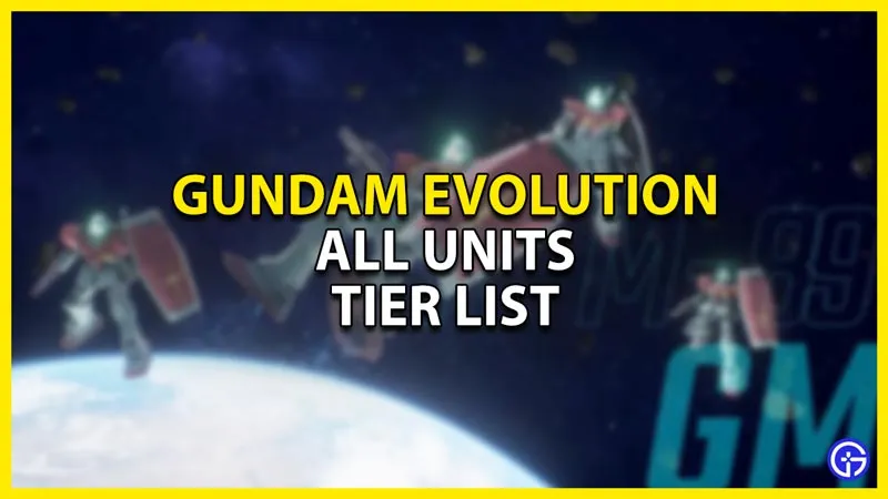 Gundam Evolution: список всех юнитов