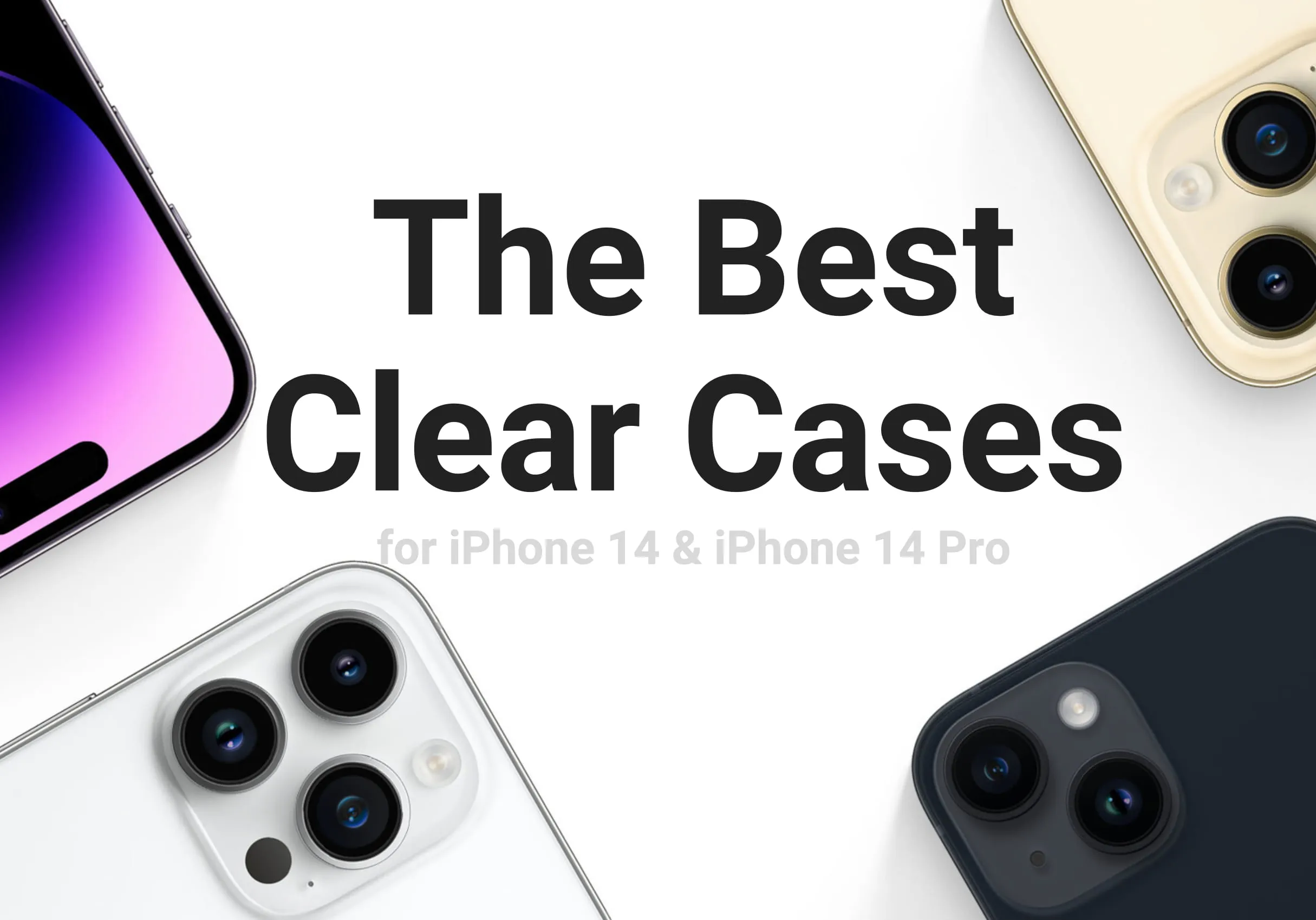 Лучшие прозрачные чехлы для iPhone 14 и iPhone 14 Pro