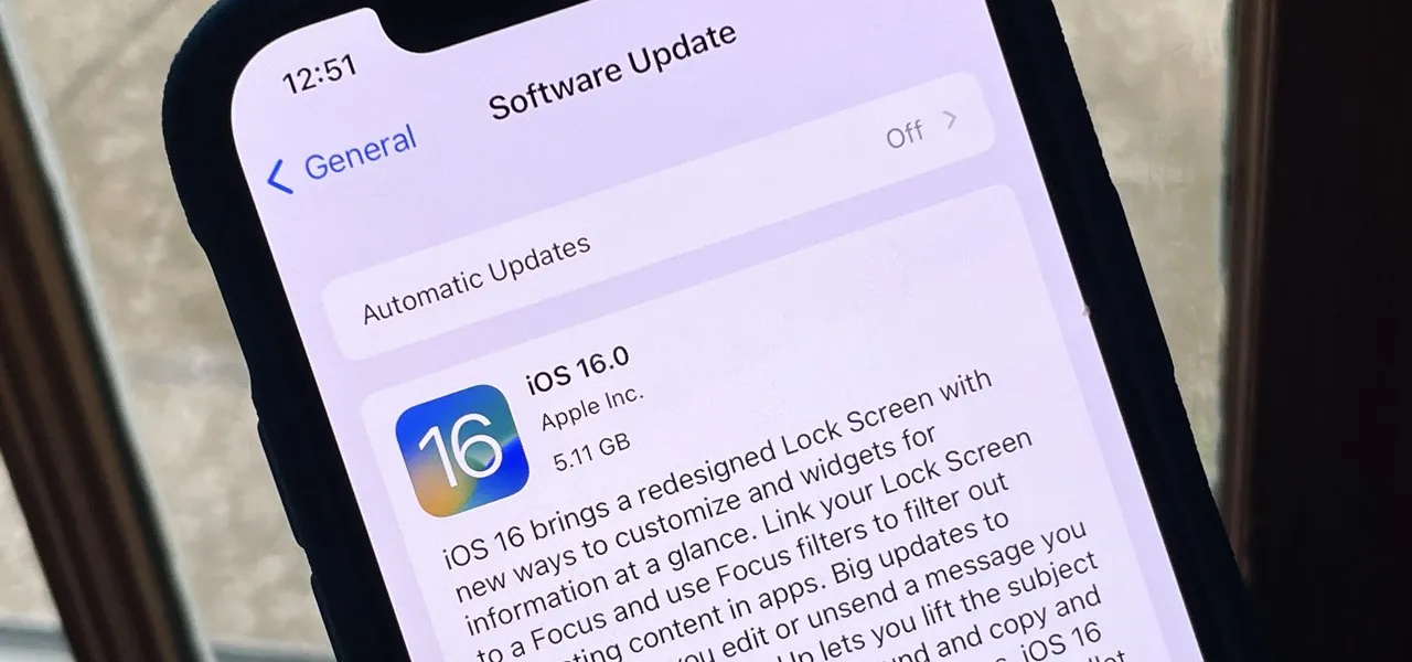 Загрузите и установите iOS 16.1 на свой iPhone, чтобы сначала попробовать новые функции