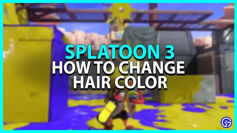 Splatoon 3: Как изменить цвет волос