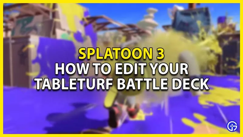 Splatoon 3: как отредактировать боевую колоду Tableturf