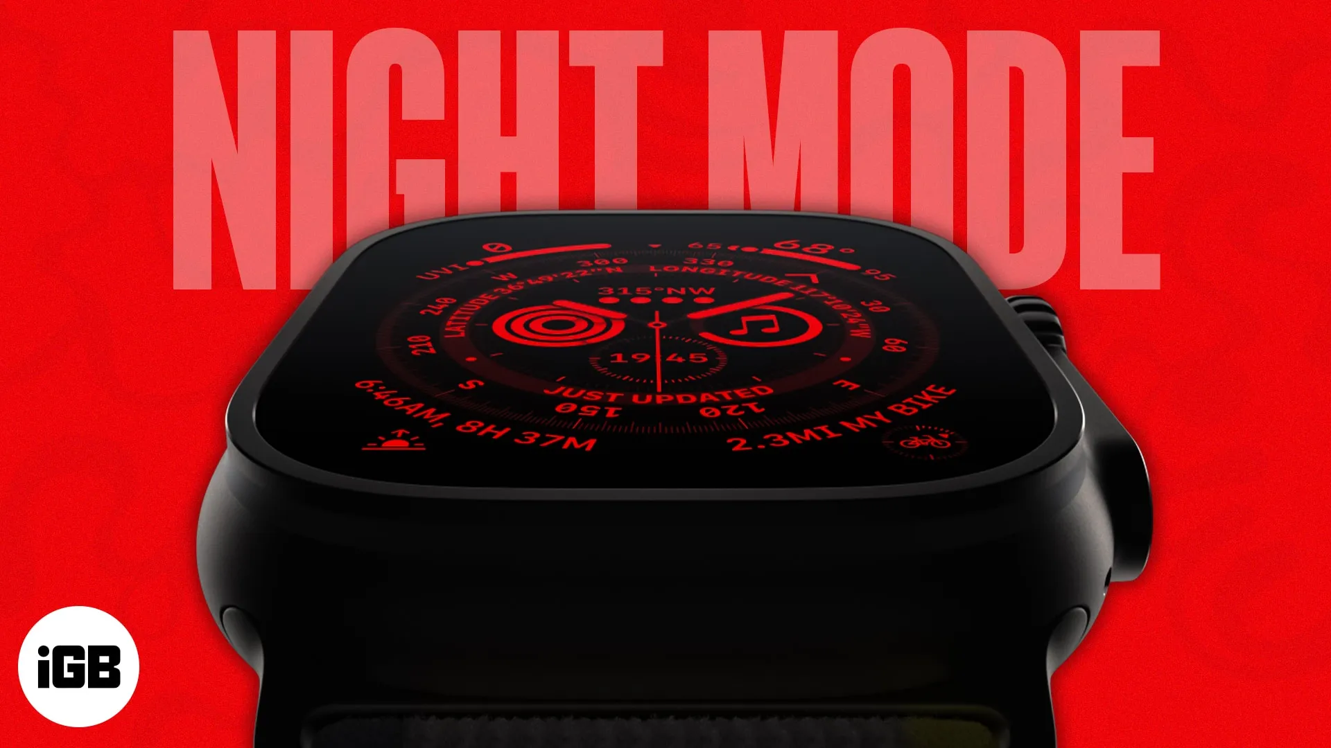 Как активировать ночной режим на Apple Watch Ultra