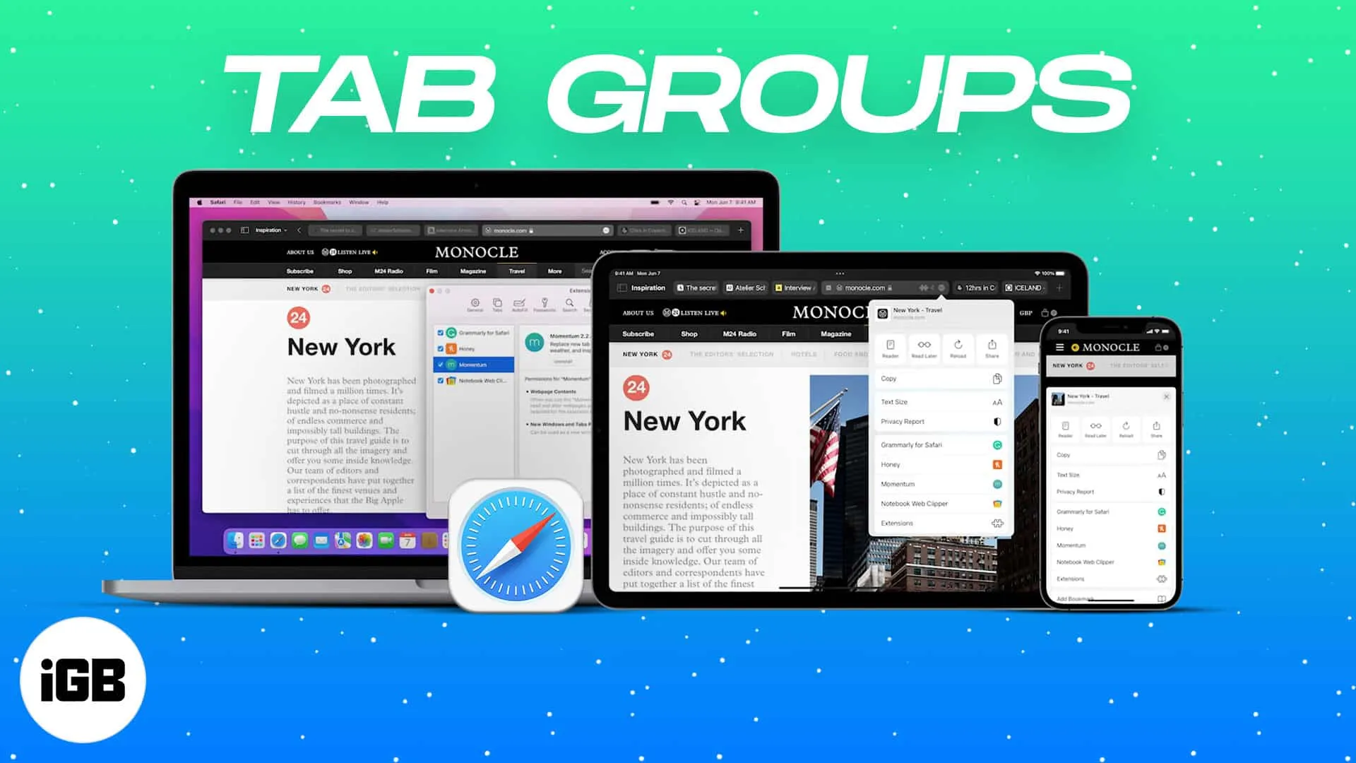 Как использовать группы вкладок в Safari на iPhone, iPad и Mac