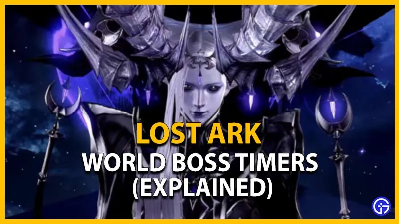 Таймеры мировых боссов в Lost Ark (объяснение)