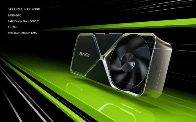 Графический процессор NVIDIA GeForce RTX 4090 поступит в продажу 12 октября.