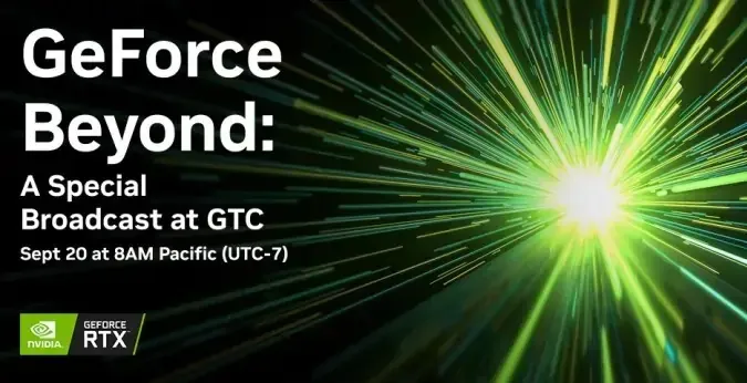 NVIDIA представит свой графический процессор GeForce RTX следующего поколения 20 сентября.