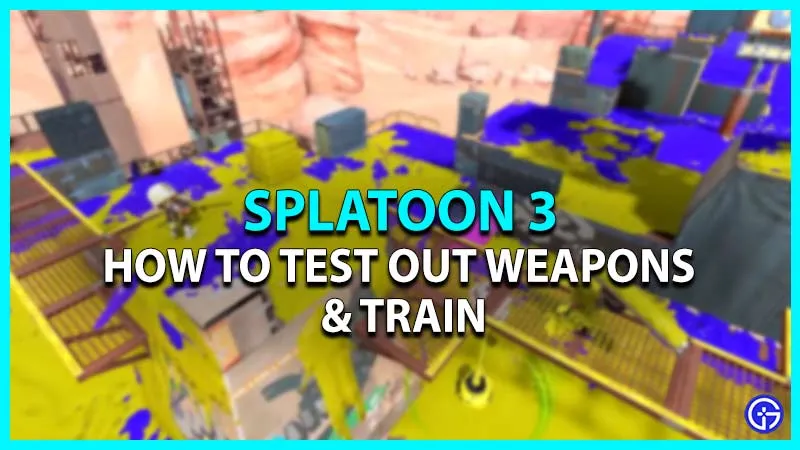 Как тестировать оружие и тренироваться в Splatoon 3