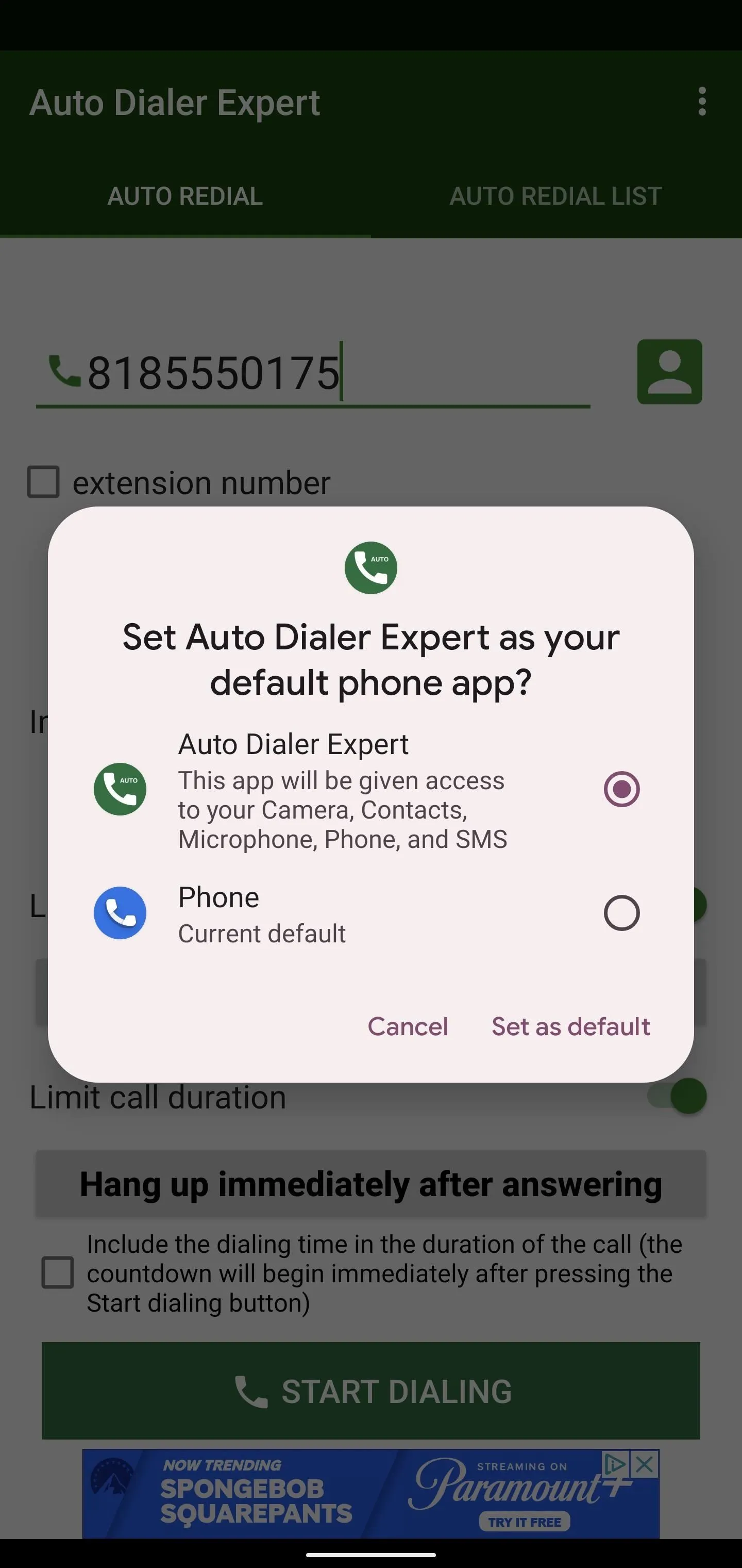 auto redial app iphone free
