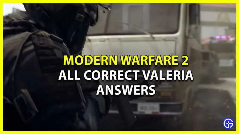 MW2: All Modern Warfare 2 El Sin Nombre Ответы – Правильные ответы Валерии