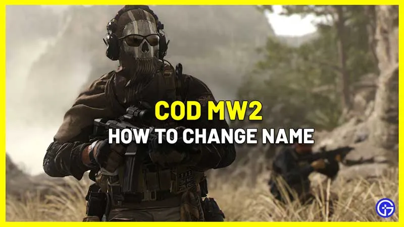 Как изменить отображаемое имя в COD MW2