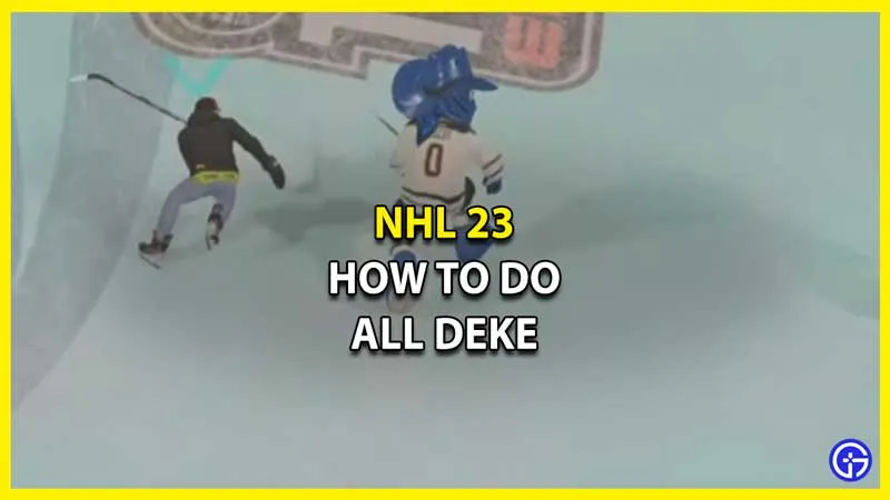 NHL 23: Как сделать все Deke — элементы управления, советы и хитрости