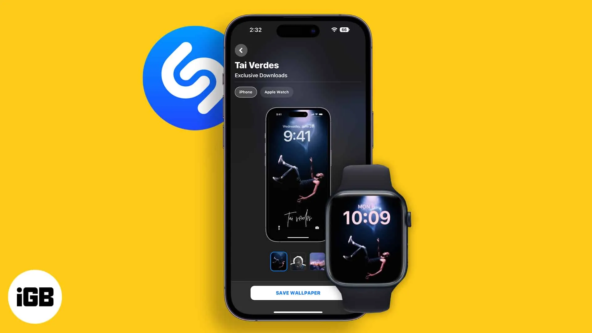 Как скачать эксклюзивные обои в Shazam для iPhone и Apple Watch