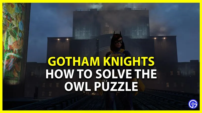 Решение головоломки Gotham Knights Owl