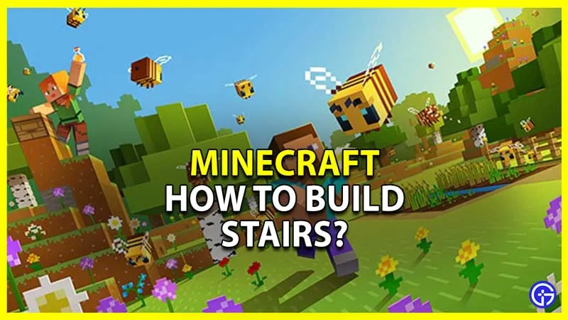Minecraft: как построить лестницу