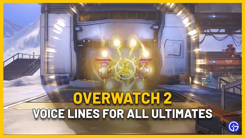 Overwatch 2 Ultimate Voice Lines Of All Heroes