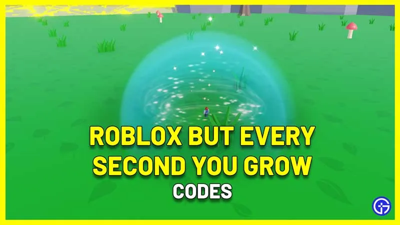 Roblox, коды But Every Second You Grow (октябрь 2022)