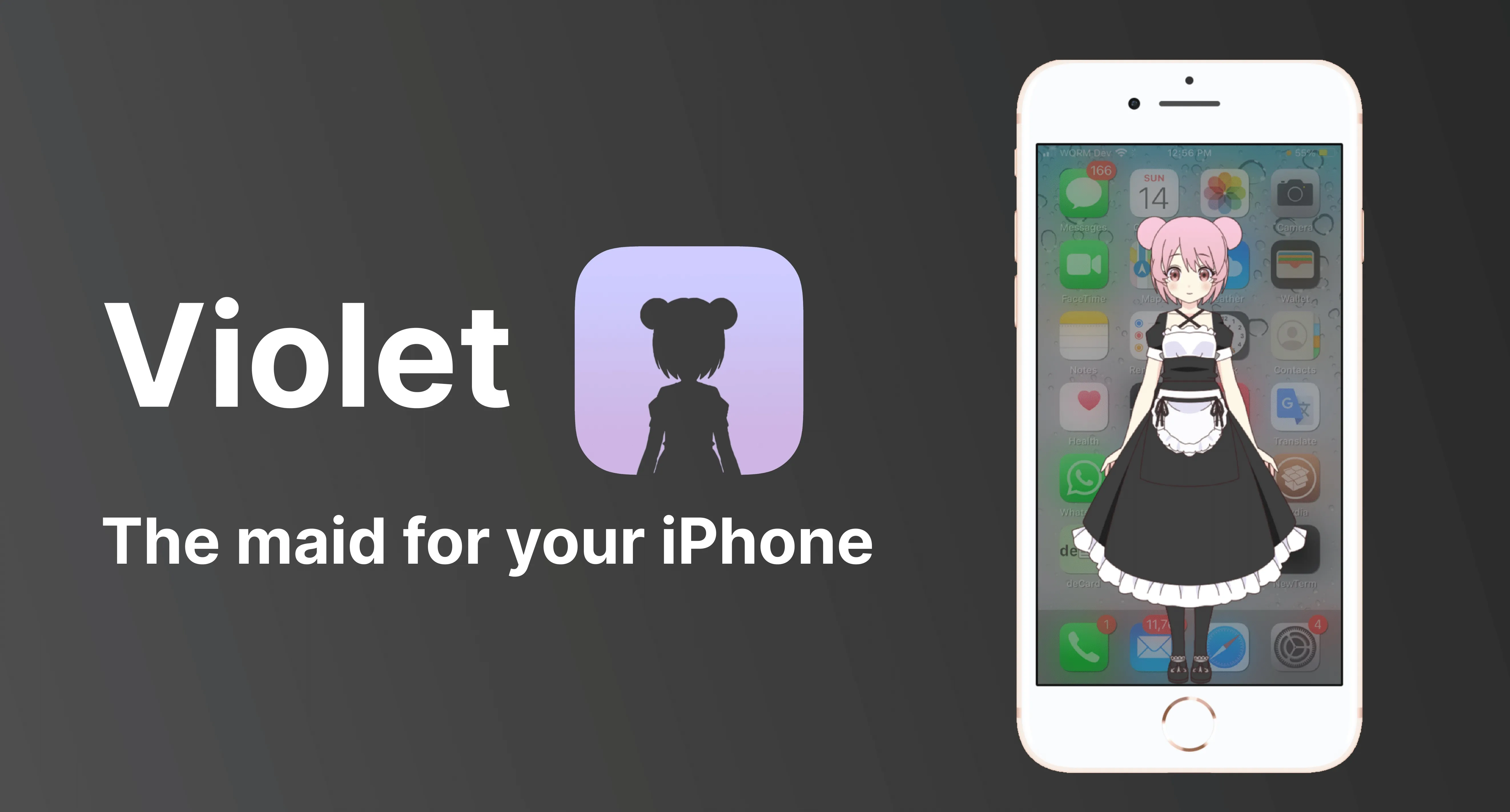 Violet позволяет джейлбрейкерам применять собственные фоны к экрану приветствия Siri и Springboard