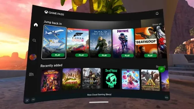 Xbox Cloud Gaming появится на гарнитуре Meta Quest 2