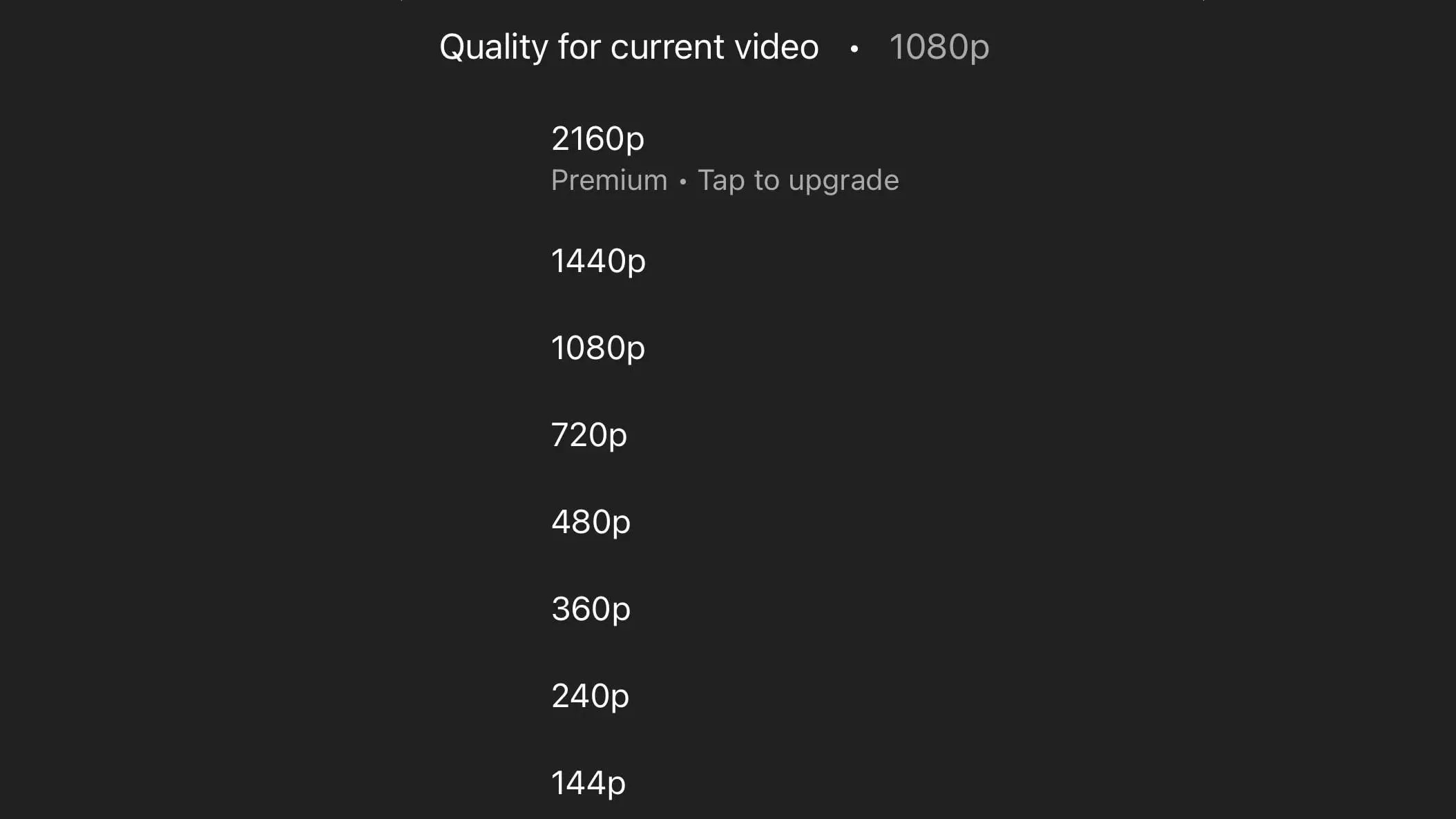 Вскоре вам может понадобиться YouTube Premium для просмотра видео в разрешении 4K.