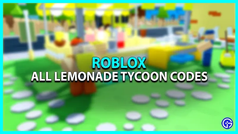 Коды Roblox Lemonade Tycoon (ноябрь 2022)
