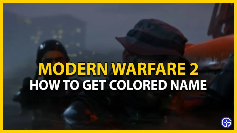 Цветное имя Call Of Duty Modern Warfare 2: как получить или изменить
