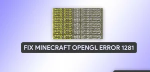 Как исправить ошибку Minecraft OpenGL 1281